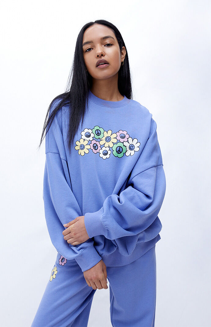 Flower sweatshirt sale