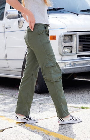 Green Kim Cargo Pants image number 3