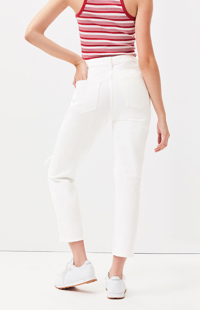 Pacsun white mom jeans clearance