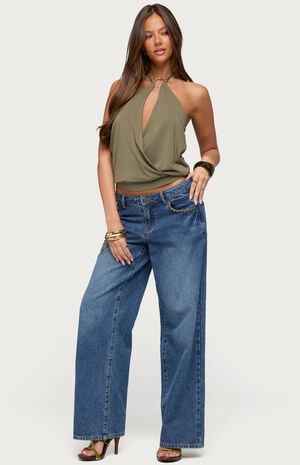 Metta Cutout Halter Top image number 3