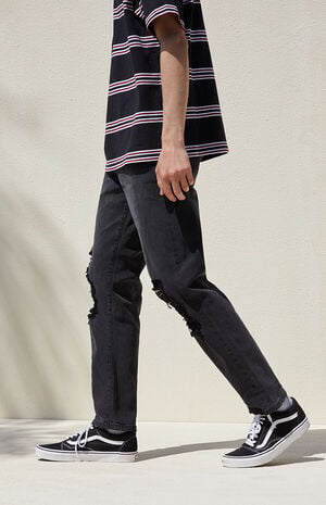 Slim Black Stretch Jeans image number 3