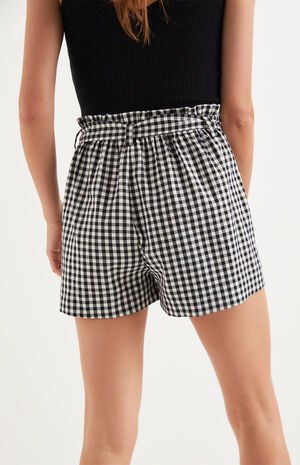 Paperbag Gingham Shorts image number 4