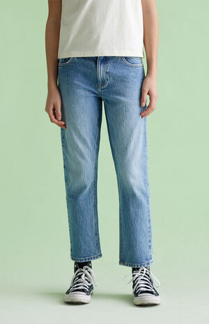 Medium Indigo '90s Straight Leg Jeans image number 3