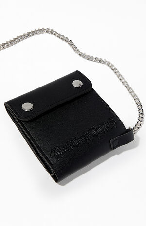 Embossed Logo Chain Wallet image number 3