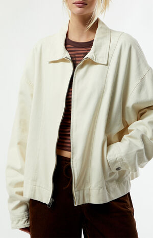 Cream Double Seams Gas Jacket image number 3