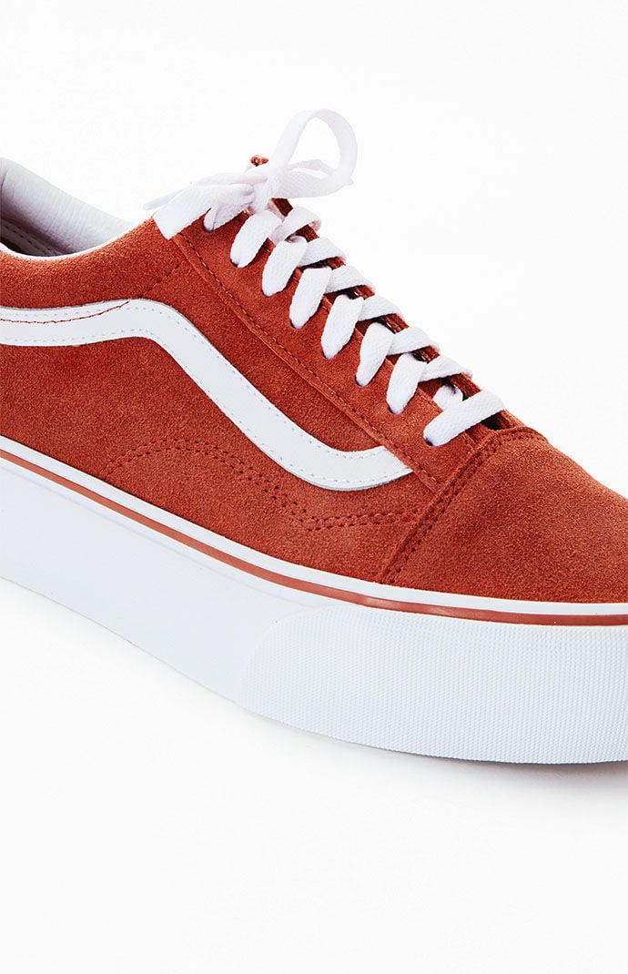 Burnt orange vans old skool store