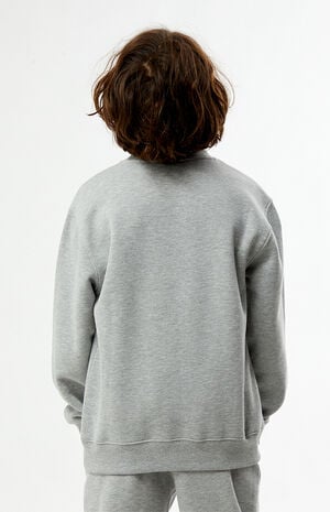 Heather Grey Crew Neck Sweatshirt image number 4