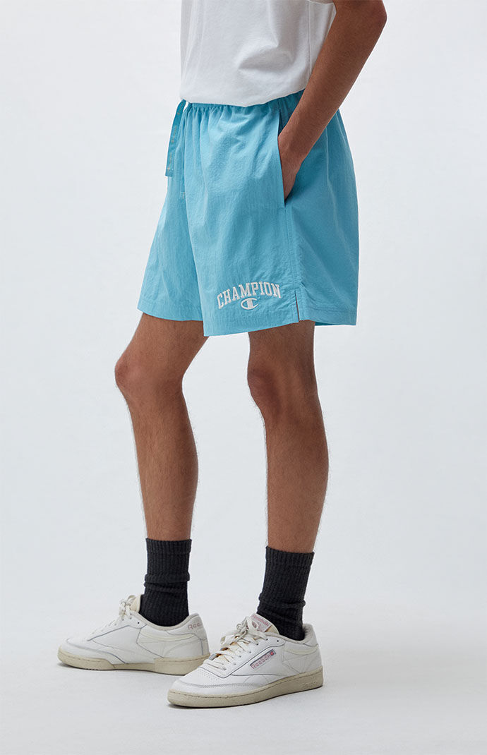 Champion light blue shorts top