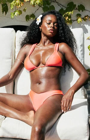 Orange V Cheeky Bikini Bottom image number 1
