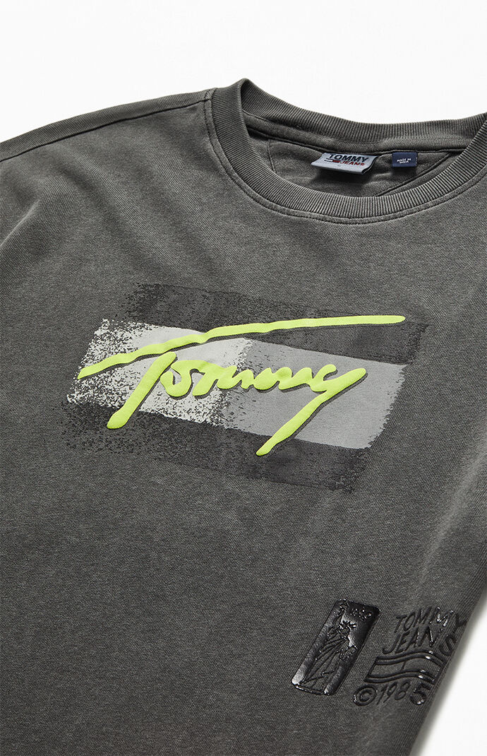 Faded Flag Script T-Shirt