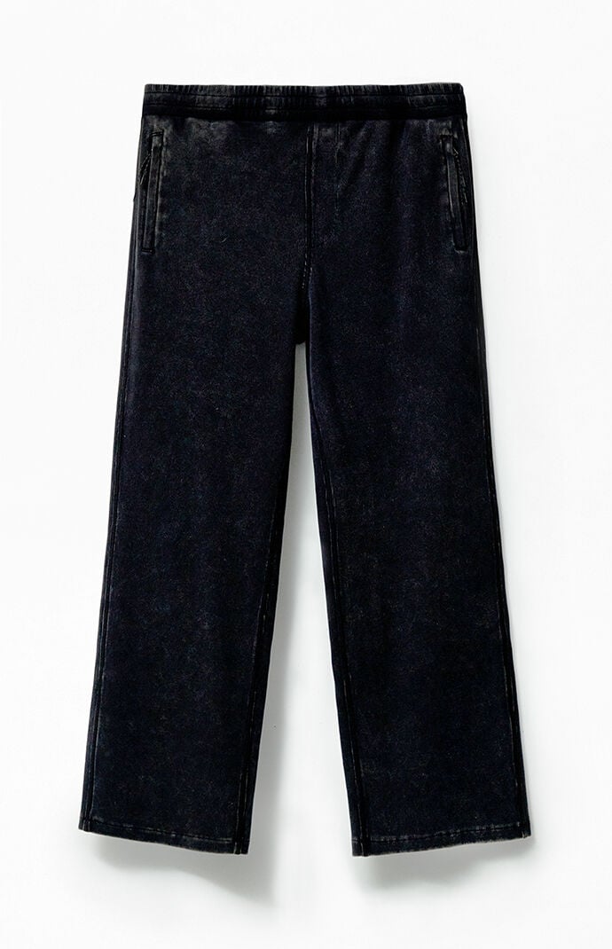 A.R.C. Black Ribbed Baggy Sweatpants
