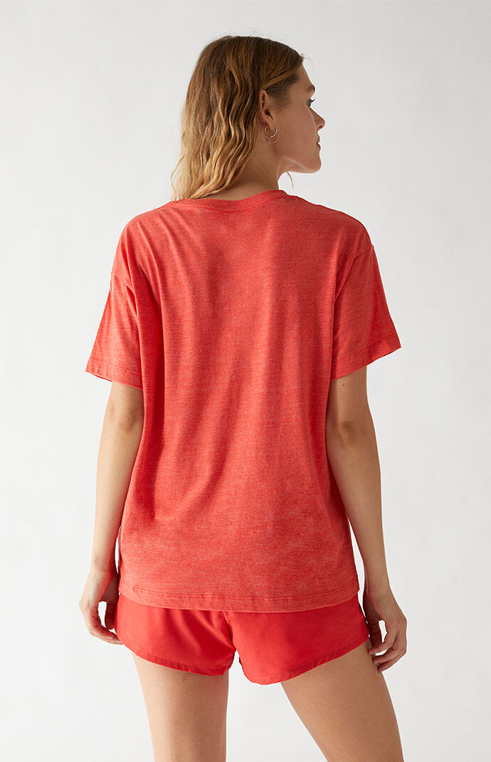 Red Half Dome Tri-Blend T-Shirt