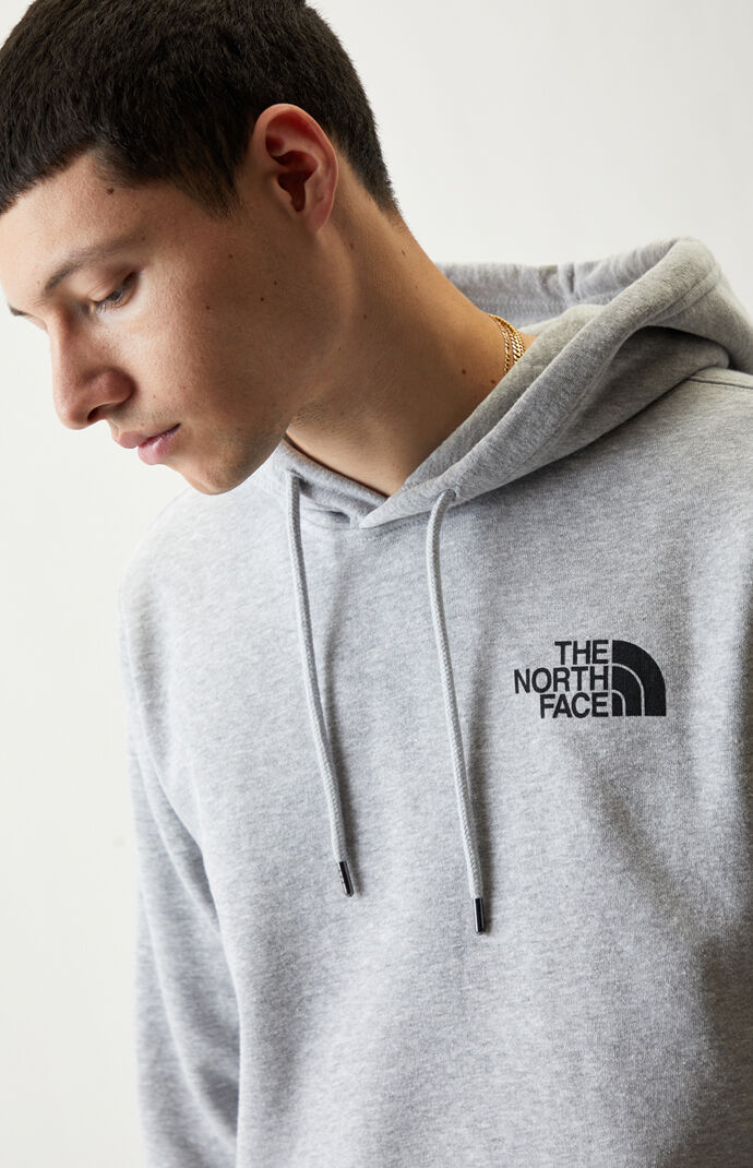 Gray Red Box Hoodie