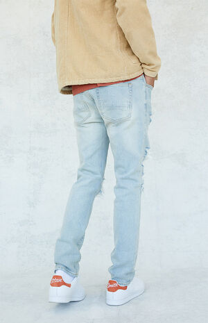 Skinny Comfort Distressed Jeans Skinny Comfort Distressed Jeans image number null