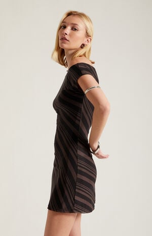 Sophia Printed Mini Dress image number 3