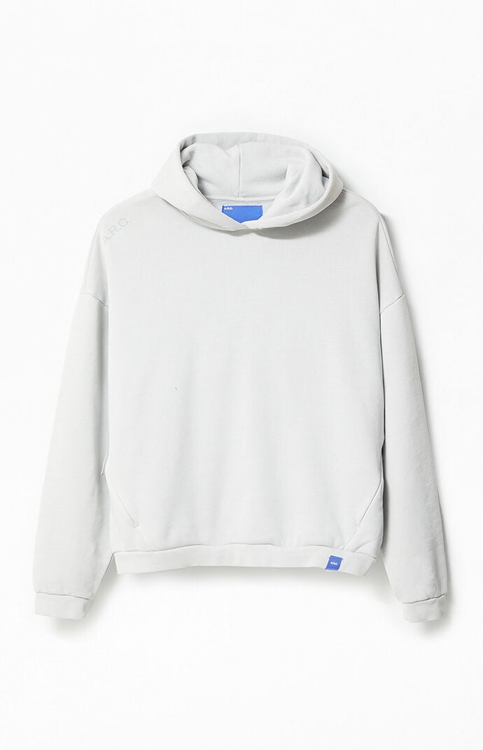OICHAN SUNSHINE+CLOUD VINTAGE スウェット A.R.C. Gray Vintage Wash Heavyweight Oversized Fleece Hoodie