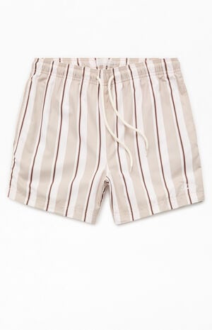 Basket Striped 5" Swim Trunks