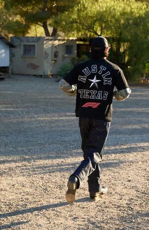 x Pacsun Black Texas Apex T-Shirt image number 1