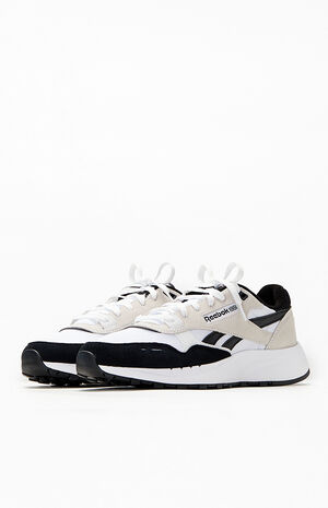 Black & White Classic Leather 2400 Shoes image number 2