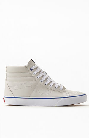 White & Blue UA Sk8-HI Reissue Shoes image number 2
