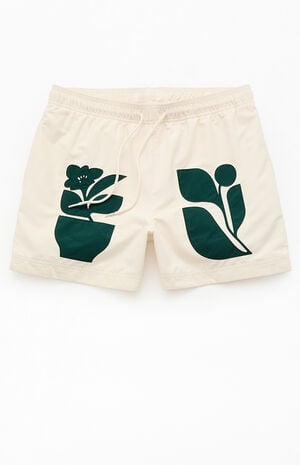 Pebble Applique 4.5" Swim Trunks image number 1