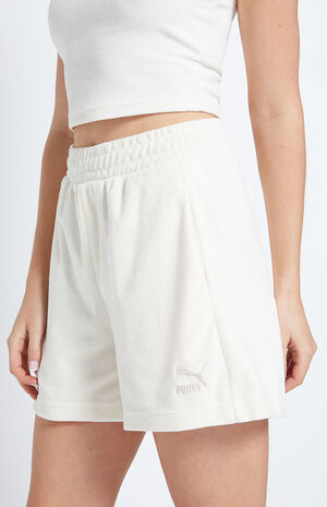 Off White Classic Towel Sweat Shorts image number 2