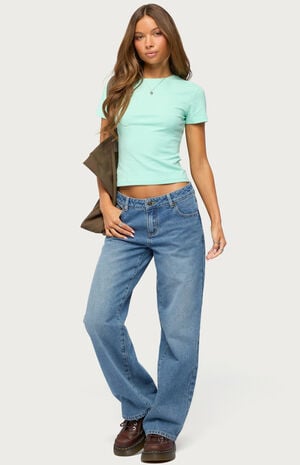 Breslin Low Rise Straight Leg Jeans image number 5
