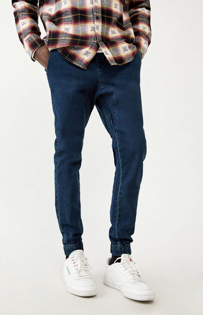 Vintage Denim Jogger Pants