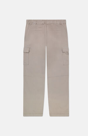 Gray Open Bottom Cargo Pants image number 2