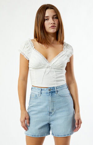 Light Indigo Koko Denim Shorts image number 2
