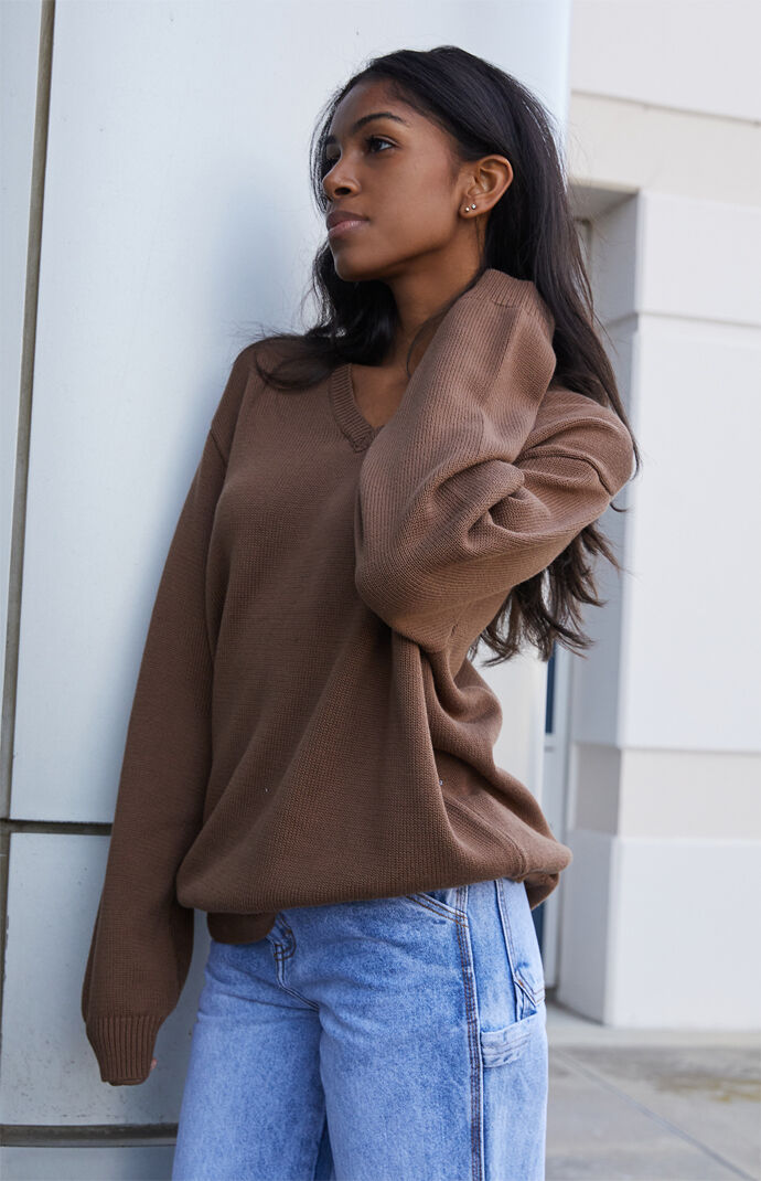 john galt brown pullover sweatshirt