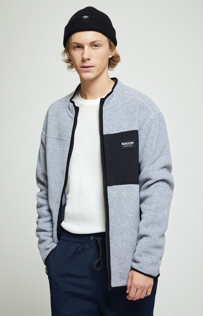 Heather Grey Hearth Polar Fleece Zip-Up