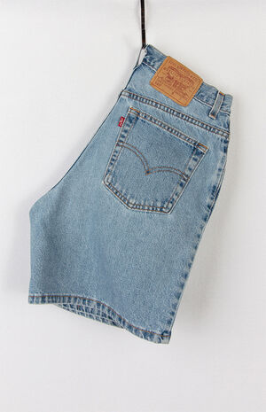 Upcycled Levi's 550 Relaxed Fit Denim Shorts image number 4