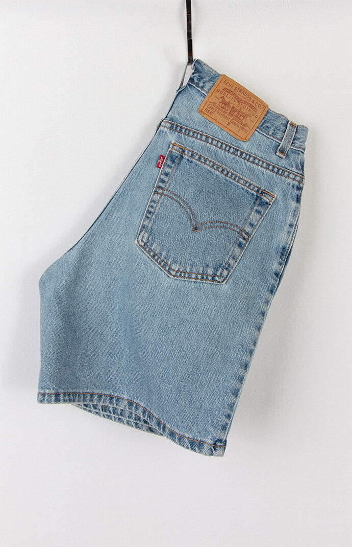 Upcycled Levi's 550 Relaxed Fit Denim Shorts