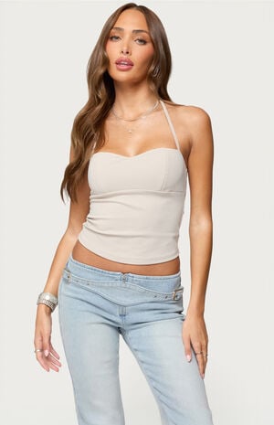 Jesika Sweetheart Halter Top image number 1