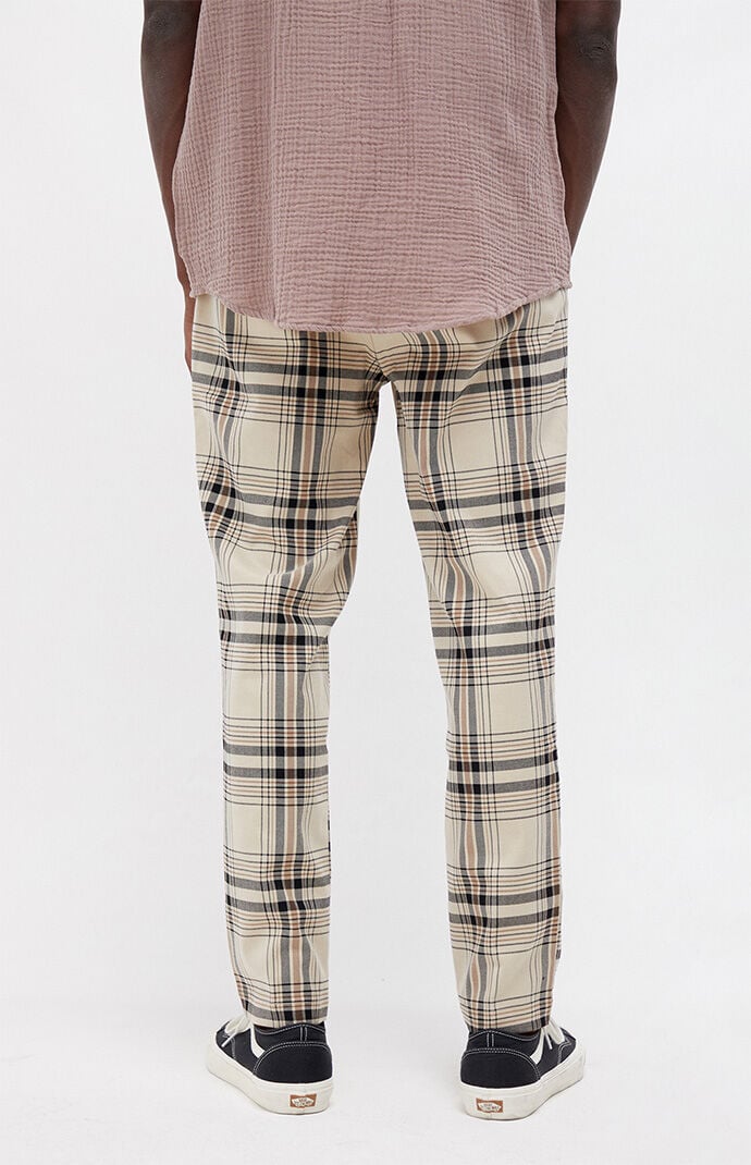 Plaid hot sale joggers pacsun