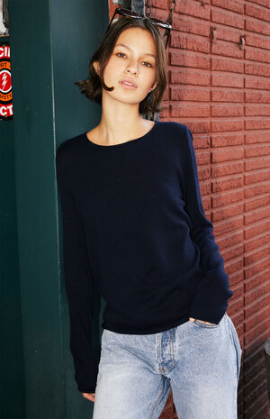 Blue Long Sleeve Sweater image number 1