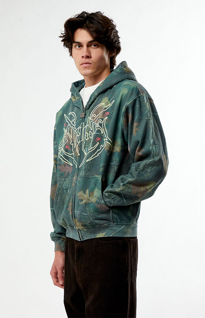 Nightlab Night Spider Camo Full Zip Hoodie