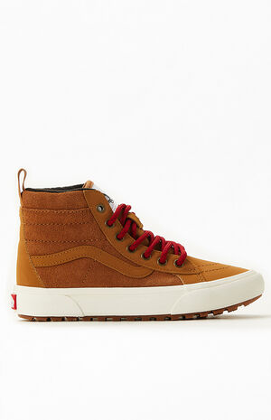 Kids Light Brown Sk8-Hi MTE-1 Shoes image number 2
