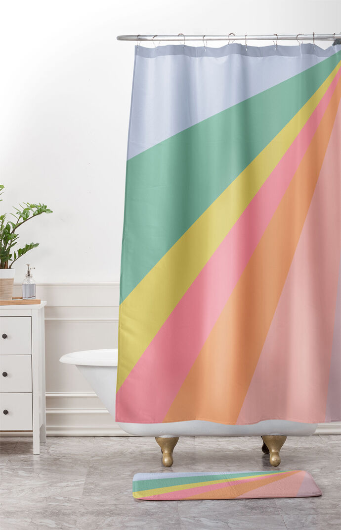 Rainbow Road Memory Foam Bath Mat