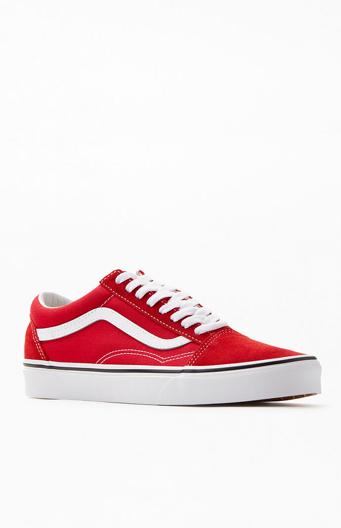 red old skool vans