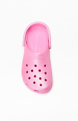 Kids Glitter Classic Clogs image number 5