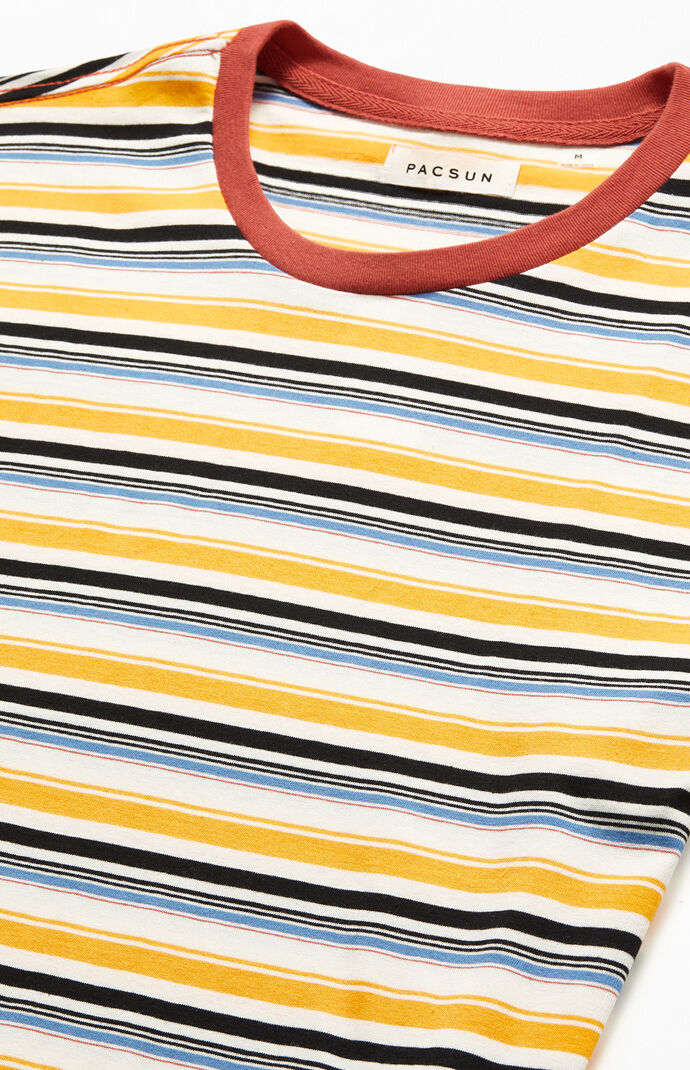 Mini Multi-Colored Striped T-Shirt