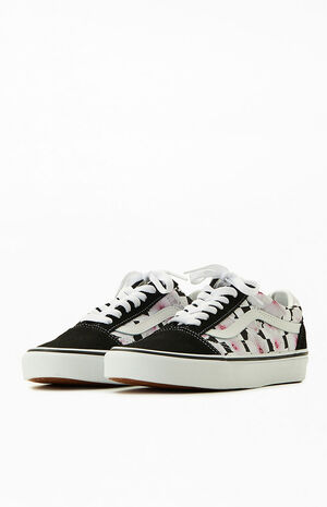 Floral Checkered Old Skool Sneakers image number 2