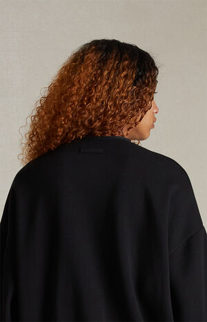 Jet Black Crew Neck Sweatshirt image number 5