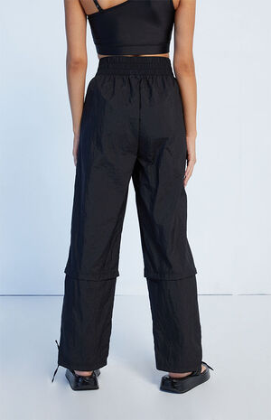 Black Dare To High Waisted Woven Pants image number 4