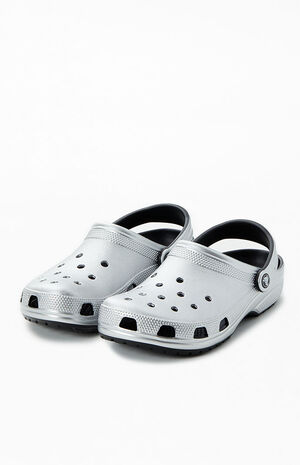 Silver Classic Clogs image number 2