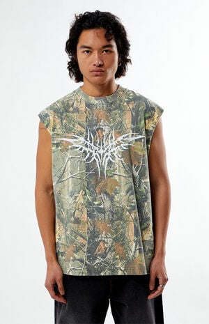 Cyber Wings Camo Cutoff T-Shirt