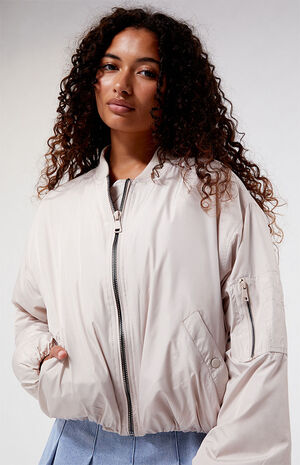 Oversized Bomber Jacket image number 2