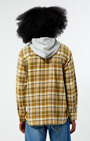 Hooded Classic Worker Shirt image number 3